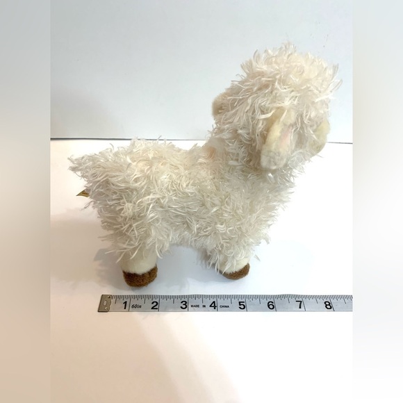 Aurora World 7” White Lamb Miyoni Furry Sheep Plush Easter Stuffed Animal - Picture 2 of 6